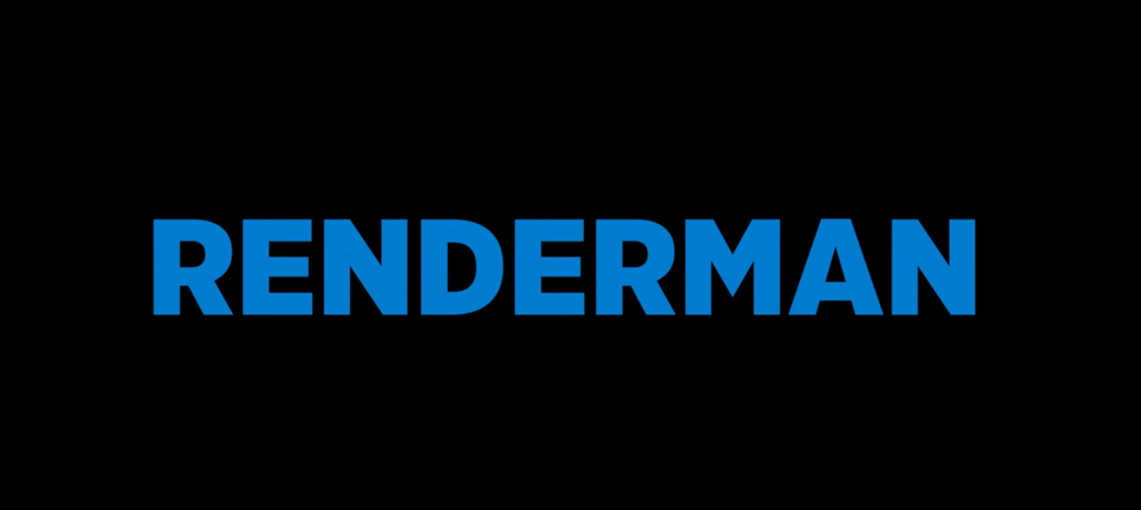 Pixar's VFX tools, Renderman Logo, used by filmmakers to create movies
