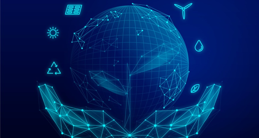 digital image of earth being held on two palms