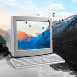 computer showing best free stock image websites